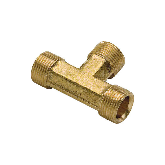 Hydraulic Steering Connector, Tee Fitting, 3-Pack image number 0