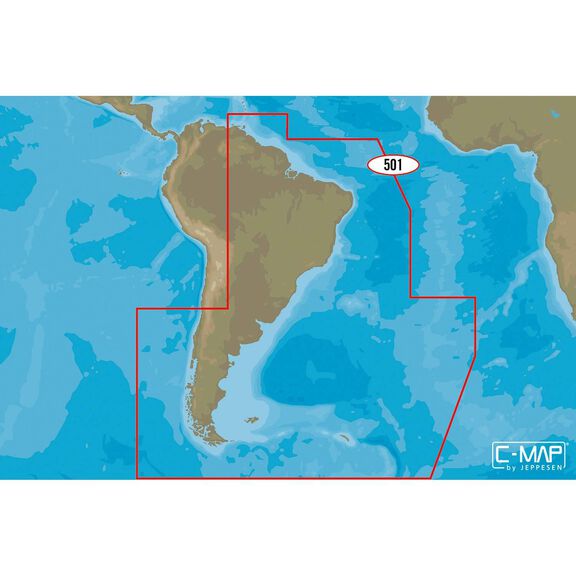 SA-Y501 Gulf of Paria to Cape Horn C-MAP MAX-N+ Chart microSD/SD Card image number 0