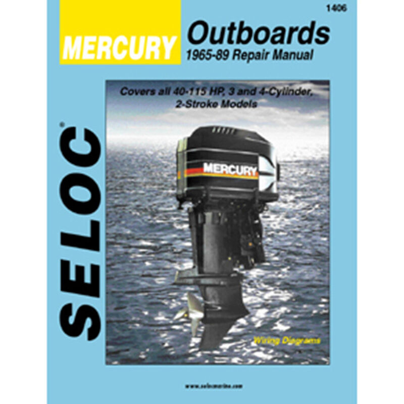 Repair Manual - Mercury Outboard, 1965-1989, 3-4Cyl., 40-115 HP image number 0