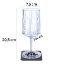 Magnetic Plastic Wine Glasses, Set of 2 image number 1
