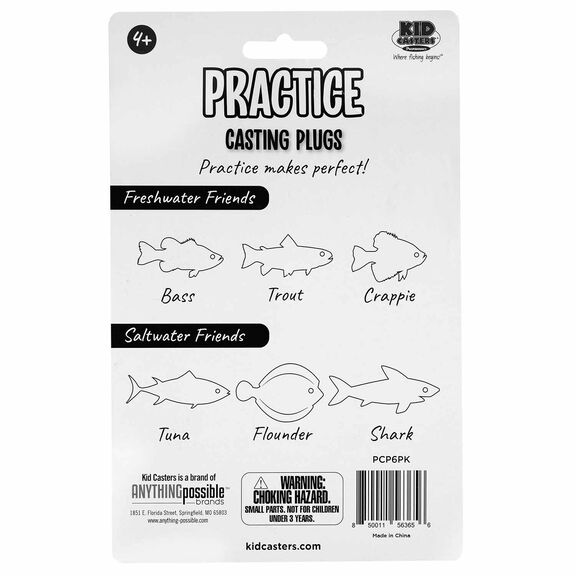 Practice Casting Plug, 6-Pack image number 1