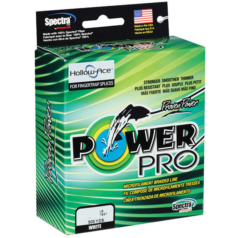 POWER PRO Spectra Braided Fishing Line, 50Lb, 500Yds, White