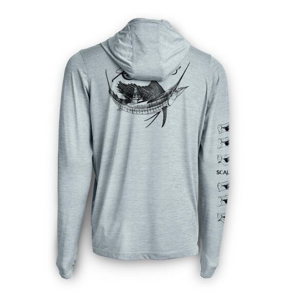 Men's Popping Sails Active Performance Hooded Shirt image number 0
