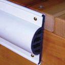 Dock Pro Premium Side Guard, 10' Straight, White image number 0