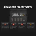 Noco Genius GENPRO10X4 Onboard Waterproof Marine Battery Charger with Precision Smart Charging, Battery Repair Mode and Advanced Temperature Compensation, 40 Amp, 12V, 4-Bank image number 5