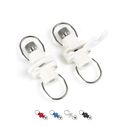 BLUEWING Zirconia Outrigger and Flat Line Release Clip White 2pcs image number 0