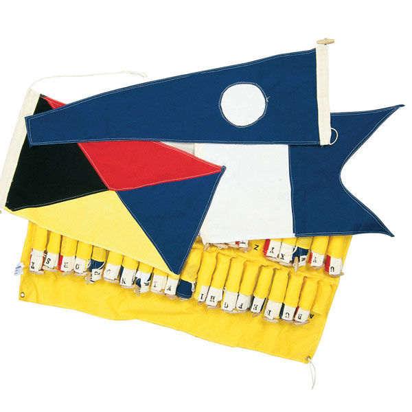 NAVY Signal Code FLAG Set 100% Cotton Set of Total 50 flags 