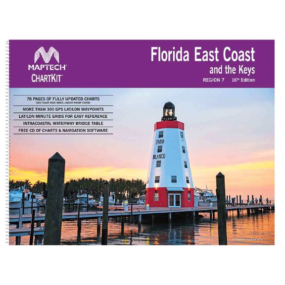 ChartKit&reg;t Region 7, 16th Ed. - Florida East Coast and the Keys image number 0