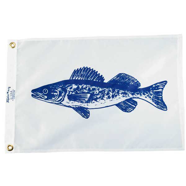 Walleye Fish Flag, 12" x 18"