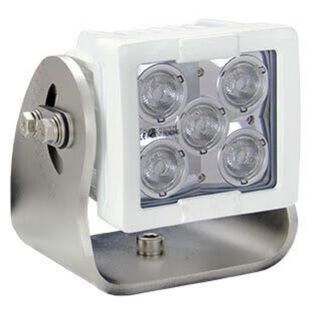Imtra Offshore 5-LED Marine Deck Light - 11-65VDC, 35W, 60&deg;, White Finish, IP68/69K