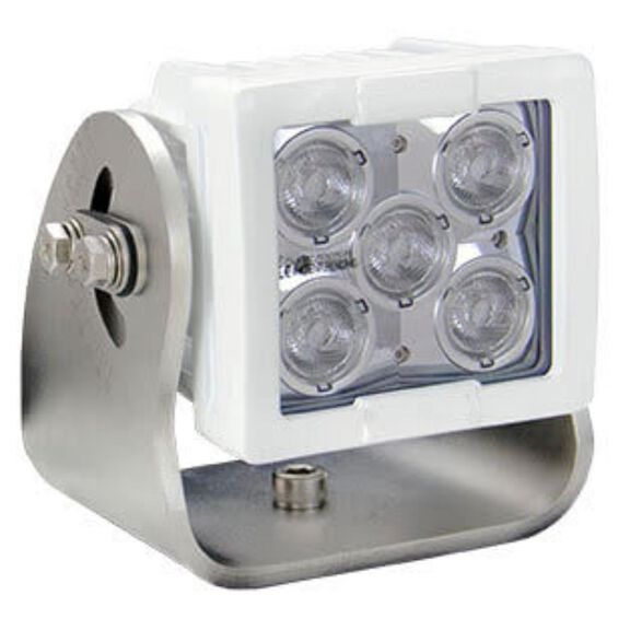 Imtra Offshore 5-LED Marine Deck Light - 11-65VDC, 35W, 60&deg;, White Finish, IP68/69K image number 0