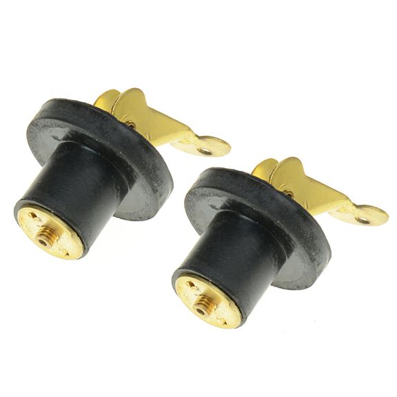 Baitwell Plugs, 5/8", Brass, Pair image number 1
