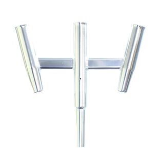TRIPLE ALUMINUM KITE ROD HOLDER