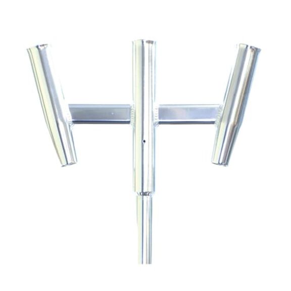 TRIPLE ALUMINUM KITE ROD HOLDER image number 0