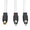 RCA Marine Grade Tinned 100% Copper OFC Y Connector 1 Female  to 2 Male image number 4