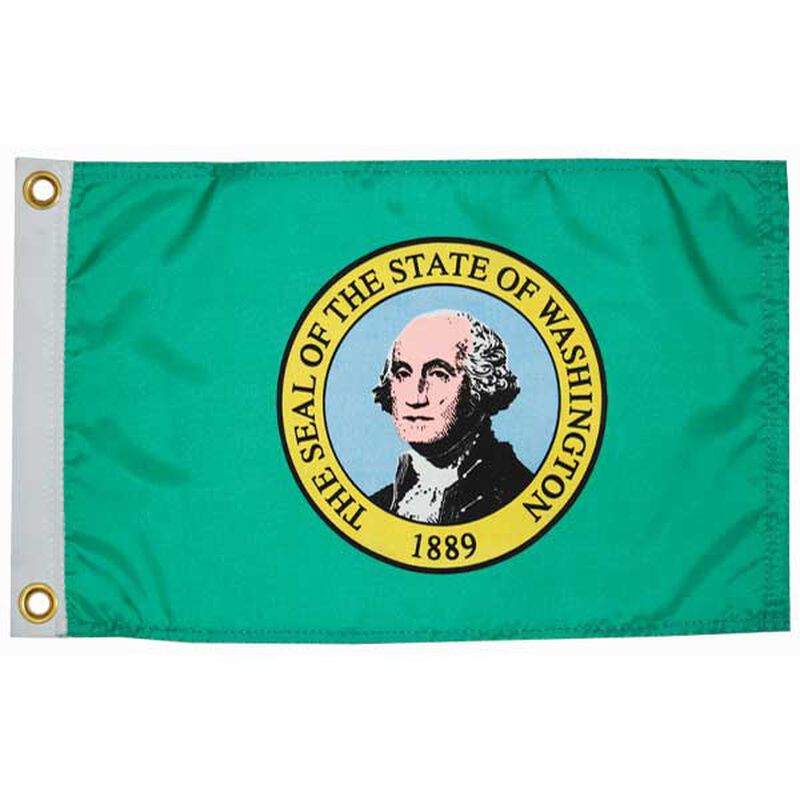 Washington State Flag, 12" x 18" image number 0