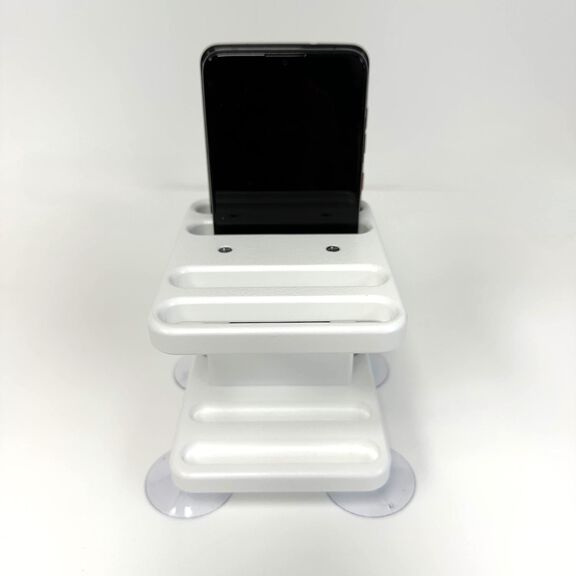 Boat Phone Holder with Suction Cups (White) image number 2