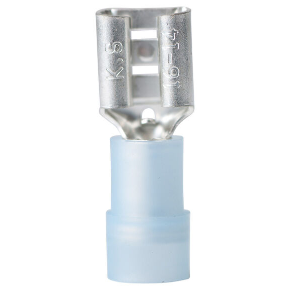 16-14 AWG Female Nylon Disconnects, Blue, 5-Pack image number 0