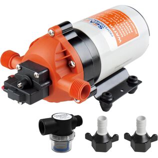 SEAFLO 34 Series 12V Water Pressure Diaphragm Pump, 1.6 GPM, 100 PSI