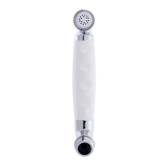 Hammer-Head Sprayer, No Hook, w/Elbow 1/2" NPS Chrome/Arctic White image number 2
