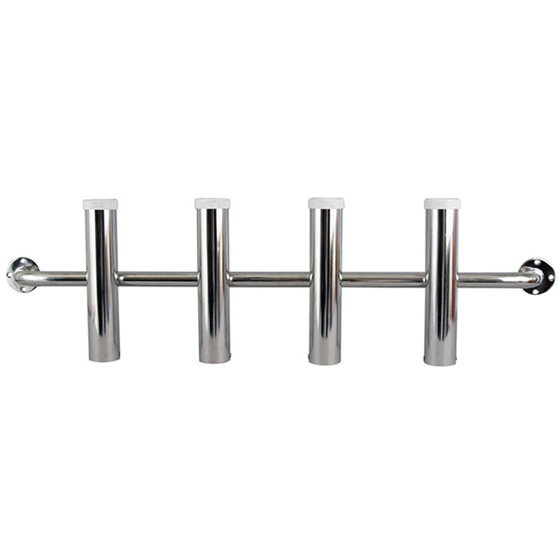 Whitecap 4 Tube Stainless Steel Rod Holder | For Fishing | by West Marine