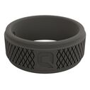 Men's Crosshatch Q2X Silicone Ring, Size 12 image number 1
