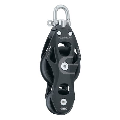 60 mm Element Fiddle Block with Swivel/Locking Shackle