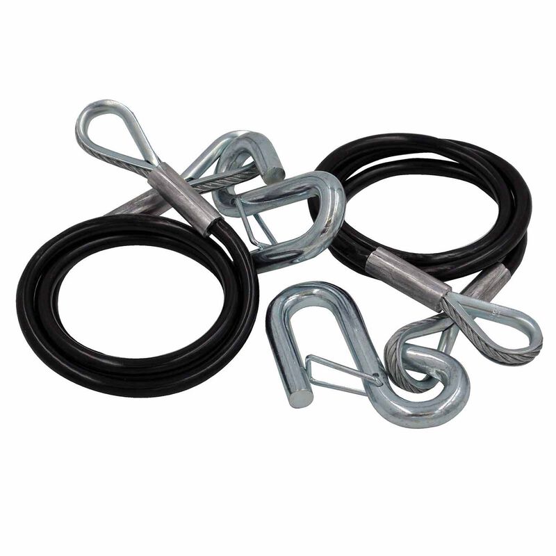 C E SMITH Trailer Safety Cables, 5000 lbs. West Marine