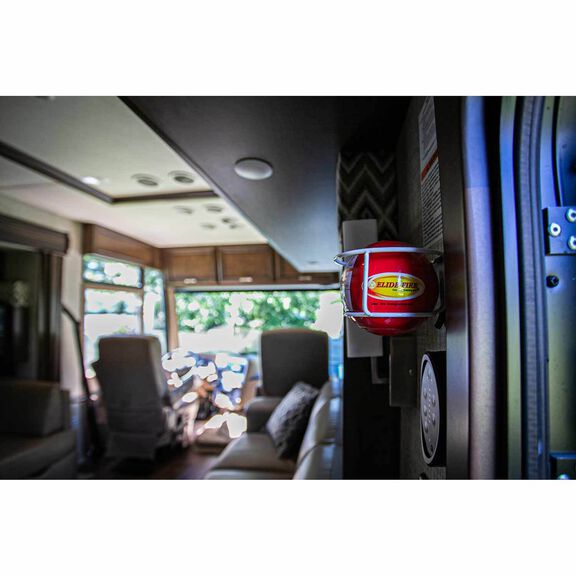 6" Elide Fire Ball Fire Extinguisher Industrial Box Package with Non-Closeable Mounting Bracket image number 3