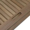 Right Hand Teak Louvered Door & Frame, 15" x 20" image number 5