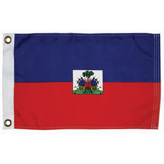 Haiti Civil Courtesy Flag, 12" x 18" image number 0