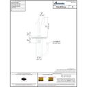 Deck-Mount Sprayer Large Chrome Sprayer, 6' Black Rubber Hose, Ultra-Low Profile Holder image number 3