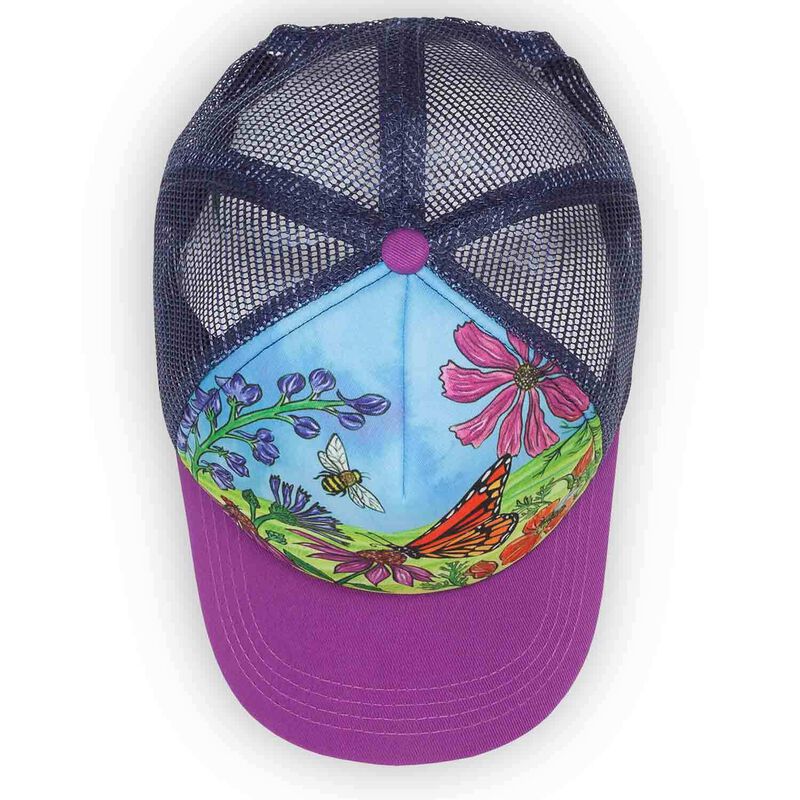 Kids Butterfly & Bees Trucker Hat image number 3