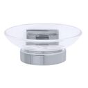 Erissa Soap Dish Plastic Dish Chrome image number 2