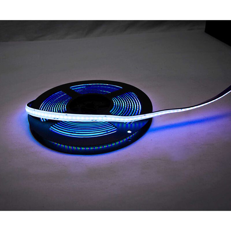16.4' V-Sport Plasma LED Solid Tape Light Strip with 3M Adhesive, IP65, RGB with Remote image number 1