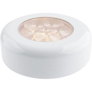 SEAFLO 3" Round LED Ceiling Courtesy Light - Warm White LED, Polycarbonate Housing, 12V