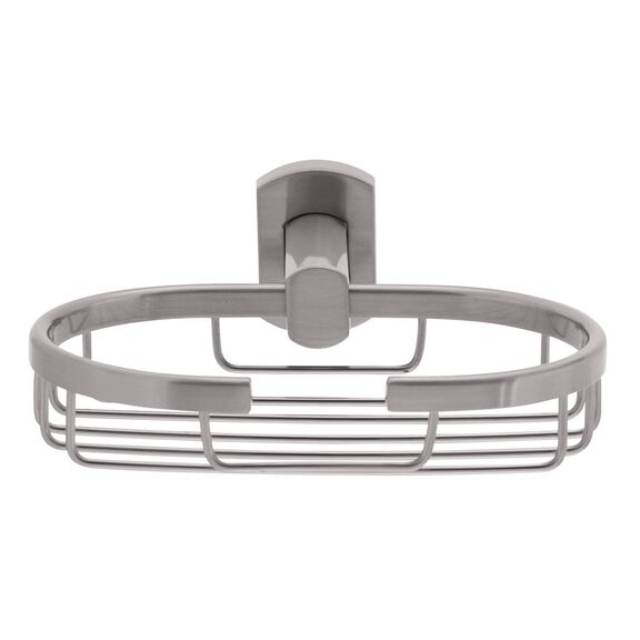 Miah Soap Basket Brushed Nickel image number 2