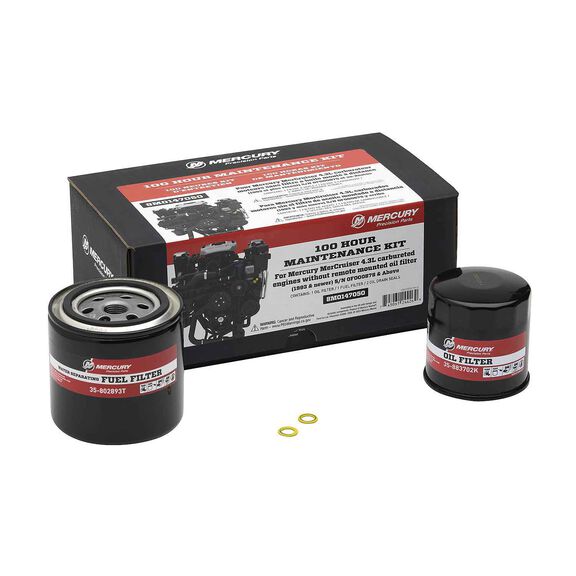 MerCruiser 4.3L V6 Sterndrive Engine 100 Hour Maintenance Kit image number 0
