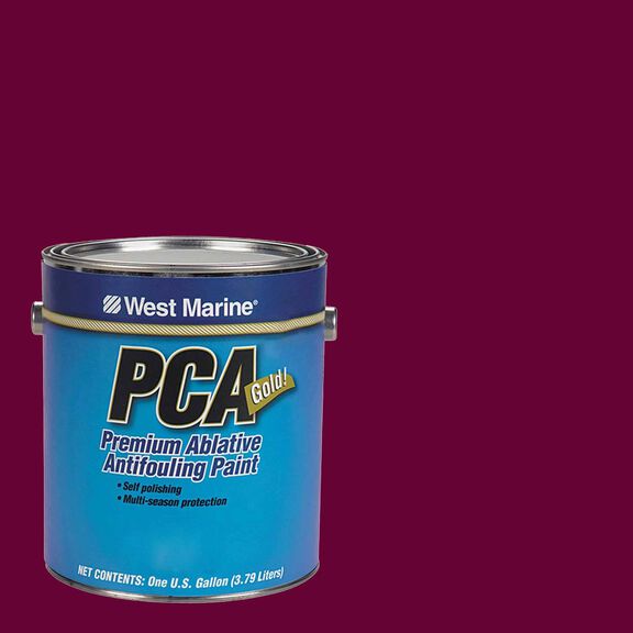 PCA Gold Ablative Antifouling Paint, Red, Quart image number 0