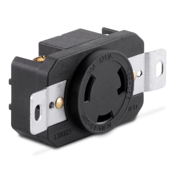Sierrs Shore Power Receptacle, 30 Amp 125V Locking image number 0