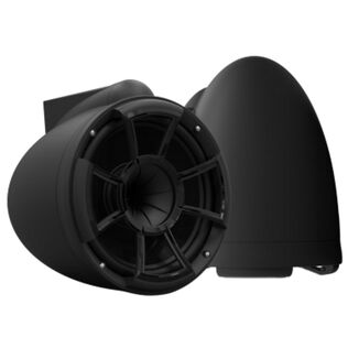 Wet Sounds REV 10 Black Special Edition Revolution Series 10" Matte Black Tower Speakers with X-Mount Surface Mounts (Pair)