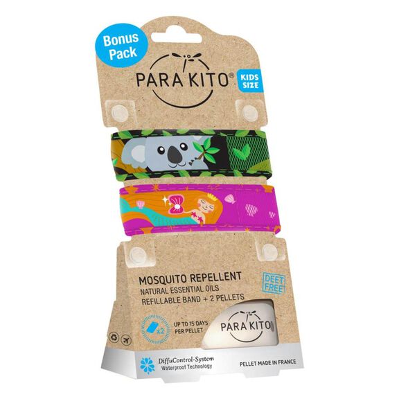 Mosquito Repellent Kids Wristband Bonus (Koala and Mermaid) image number 1