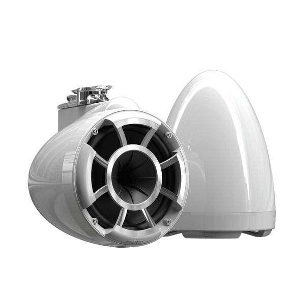 Wet Sounds REV 8 White V2 Revolution Series 8" Marine Tower Speakers with Swivel Surface Mounts (SXM) (Pair) image number 0