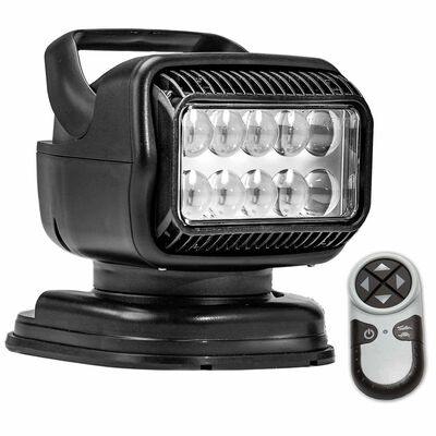 Radioray® GT Series LED Searchlight, Portable Magnetic Mount Shoe with Wireless Handheld Remote