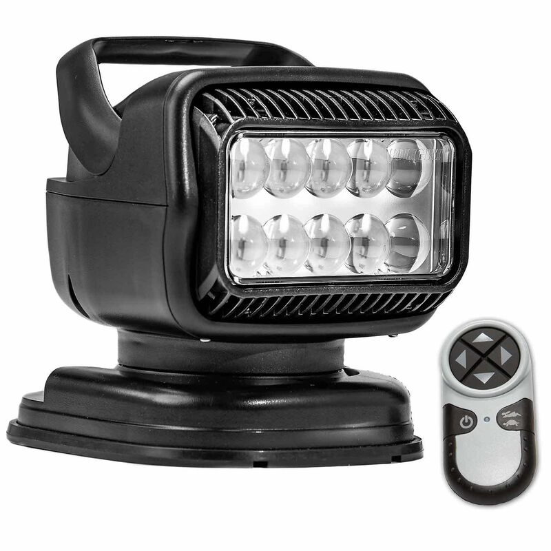 Radioray® GT Series LED Searchlight, Portable Magnetic Mount Shoe with Wireless Handheld Remote image number 0