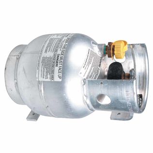Aluminum LPG Cylinder, 10 lb. (2.4 gal), Horizontal Orientation
