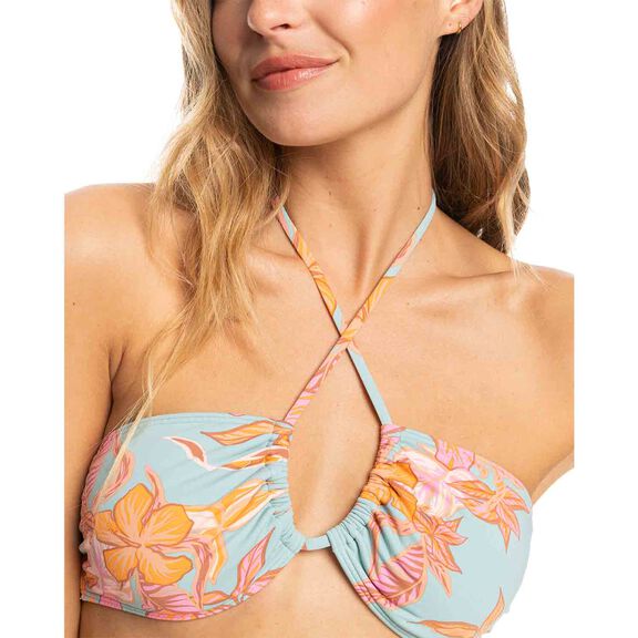 Women's Printed Beach Classics Triangle Bikini Top image number 3