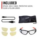 SPG500 Rechargeable Safety Glasses image number 8
