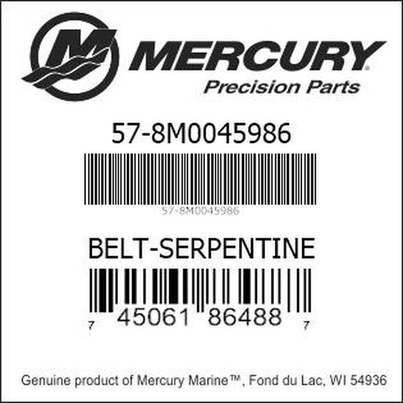 Serpentine Belt 2287 mm image number 1