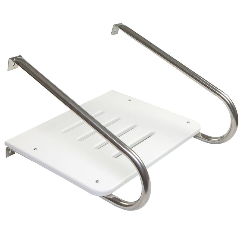 Poly Swim Platform with Mounting Hardware for Boats with Inboard/Outboard Motor image number 0